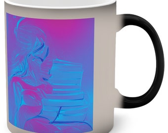 Revive Childhood Wonder with Our Custom Color-Changing Magic Mug 11oz - Add a Dash of Fun to Your Daily Routine!