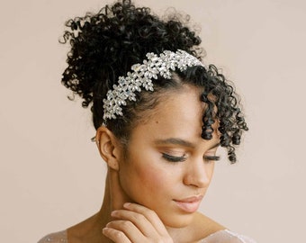 Sparkly bridal headband - Regal crystal bridal headband - Style #2174