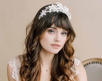 Whimsical bridal tiara - Whimsical forest bride tiara - Style #2143