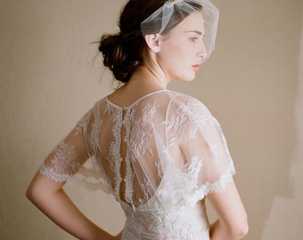 Mini bridal tulle veil - Mini tulle veil - Style 218 - Ready to Ship