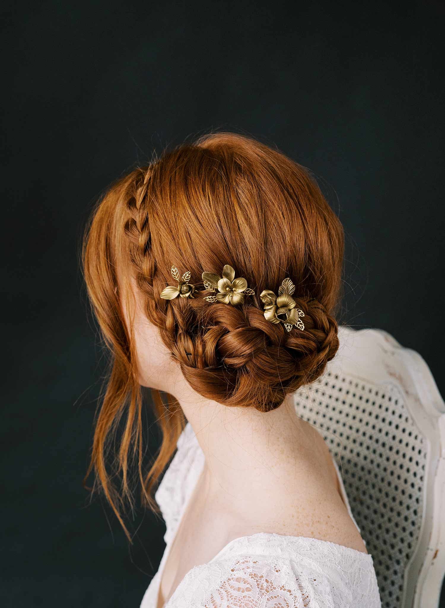 4 Pieces Wedding Hair Clip Rhinestones Hair Comb Silver Hair Piece with  Pearls Vintage Pins Accessories Flower Bridal Hair Pin for Women, Bride