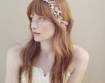 Baby's Breath crystal hair vine - Style 336 - THE ORIGINAL - Ready to Ship