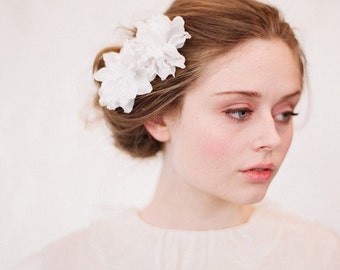 Silk blossom hair bobby pins, pair, bridal - Style 126 - Ready to Ship - Best Seller