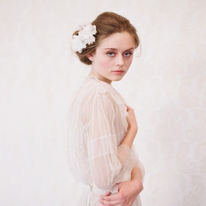 Silk blossom hair bobby pins, pair, bridal Style 126 Ready to Ship Best Seller image 2