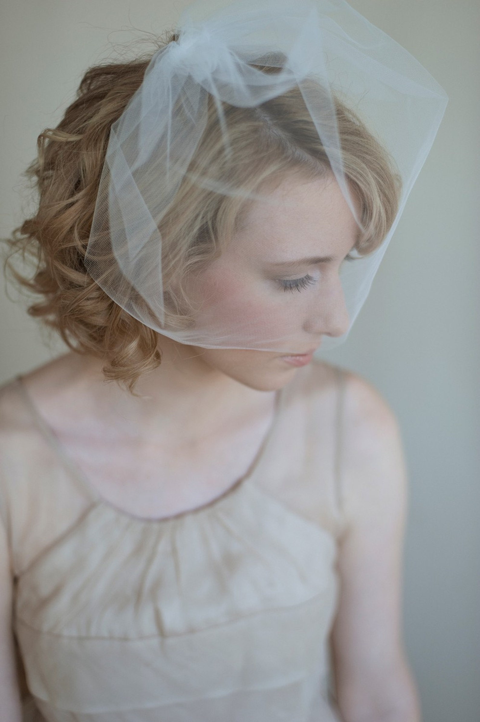 Bridal Tulle Birdcage Veil Tulle Sheer Birdcage Veil Style Etsy