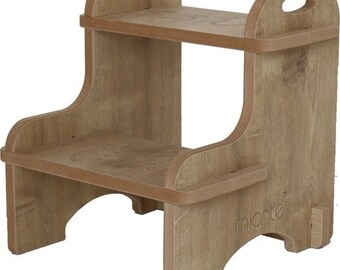 Flat-Pack opstapje voor kinderen en volwassenen Montessori Riser Ladder van hout