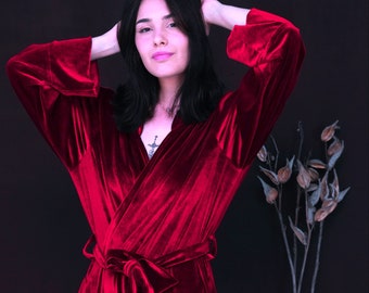 Red Velvet Robe