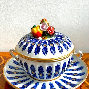Antique Sèvres Hand-Decorated Porcelain Set