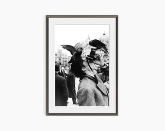 Alain Delon, tirages photo, Robert Doisneau, affiche Venise, affiche vintage, art mural noir et blanc, affiche photographie de qualité musée