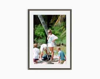 Princess Diana, Photography Prints, Lady Diana, Princess of Wales, Retro Poster, Vintage Prints, Museum Quality Photography Poster