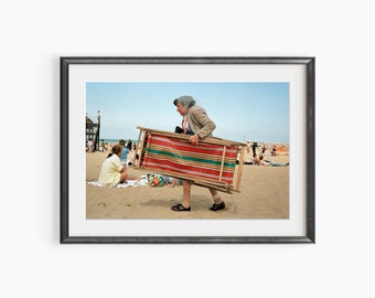 La vie est une plage, tirages photo, Martin Parr, photos Magnum, affiche vintage, photographie de plage, affiche de photographie de qualité musée