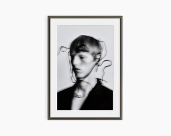 Jack Davison, Fotografiedrucke, Le Magazine du Monde, Schwarz-Weiß-Wandkunst, abstrakte Wandkunst, Fotokunstdruck in Museumsqualität
