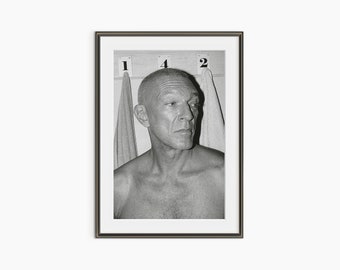 Vincent Cassel, Fotografie Drucke, Promi Porträt, Filmstar Drucke, Schwarz Weiß Wandkunst, Fotografie Poster in Museumsqualität