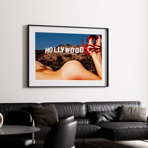 Collines d'Hollywood, tirages photographiques, Tony Kelly, photographie d'art, art mural hollywoodien, impression d'art, affiche de photographie de qualité musée image 3