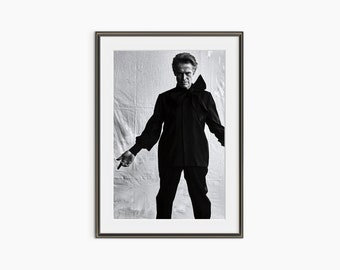 Willem Dafoe, impresiones fotográficas, arte de pared de celebridades, impresiones de estrellas de cine, arte de pared en blanco y negro, cartel de fotografía de calidad de museo