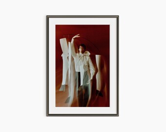 Jack Davison, fotografie prints, M Le Monde, tijdschriftomslag, mode kunst poster, esthetische kamer decor, museum kwaliteit foto kunst print