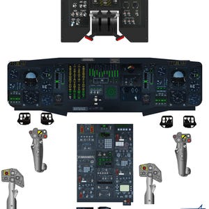 Puede incluir: Un panel de control de cabina negro y verde para un helicóptero Sikorsky UH-60A/L. El panel presenta una variedad de indicadores, interruptores y botones. El texto "Sikorsky A Lockheed Martin Company UH-60A/L" está impreso en el panel.