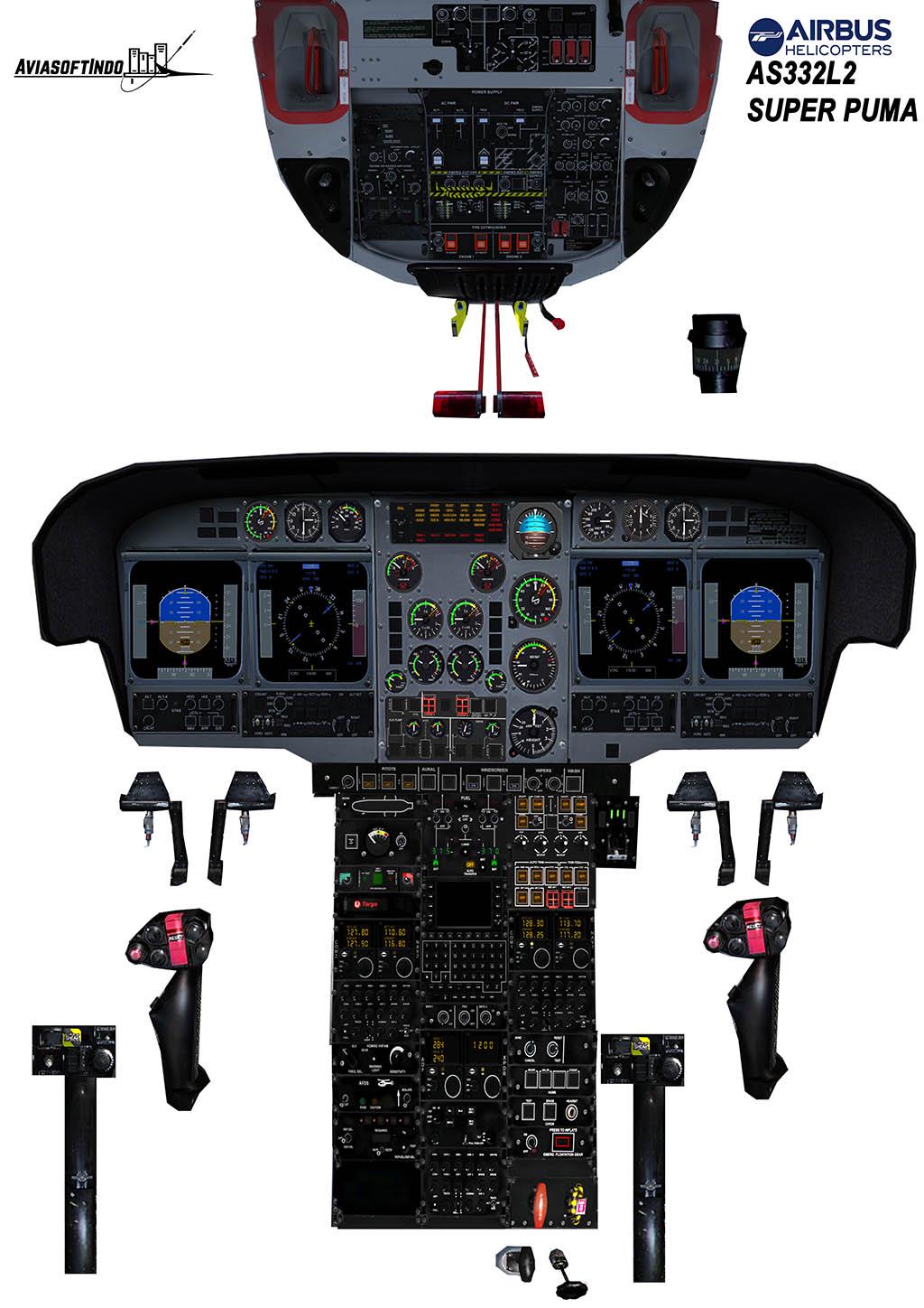Airbus Helicopter AS332L2 NAS332L2 Super Puma - Digital Download