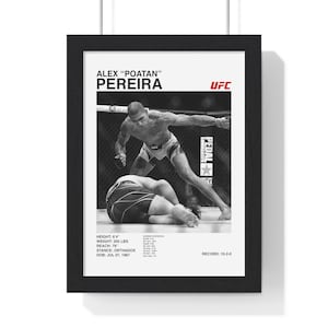 Alex Pereira UFC poster wall art