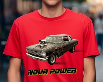 65 Blown Box Nova Hotrod Tee | Classic Muscle Car Shirt