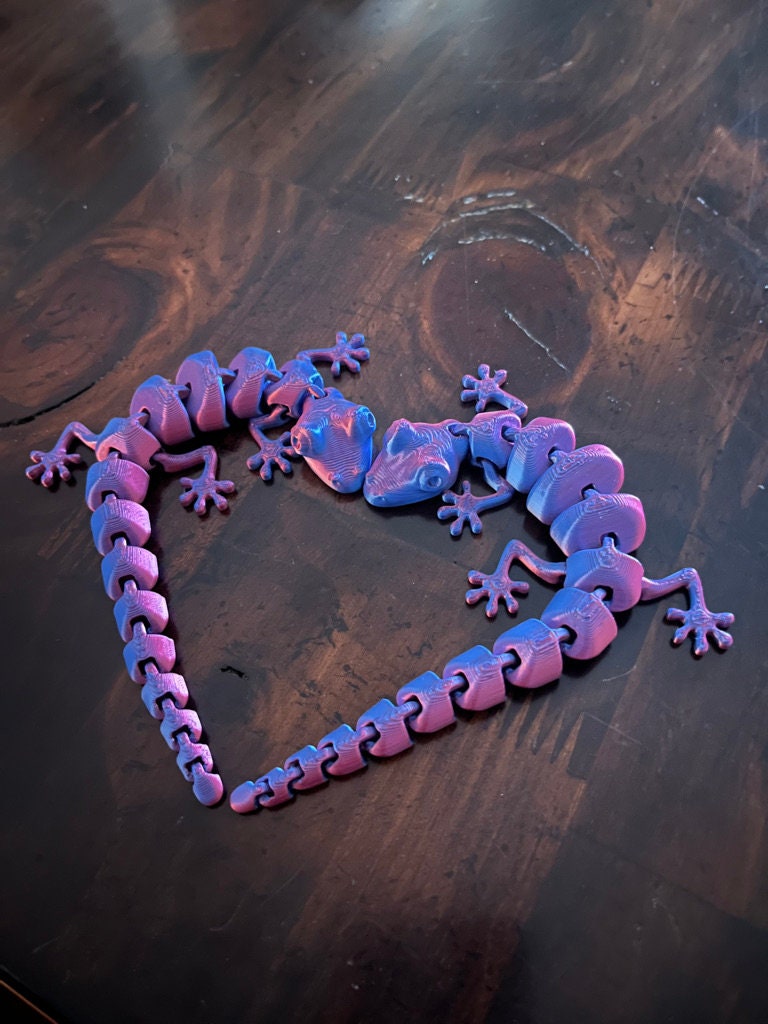 3d Printed Lizard - Etsy