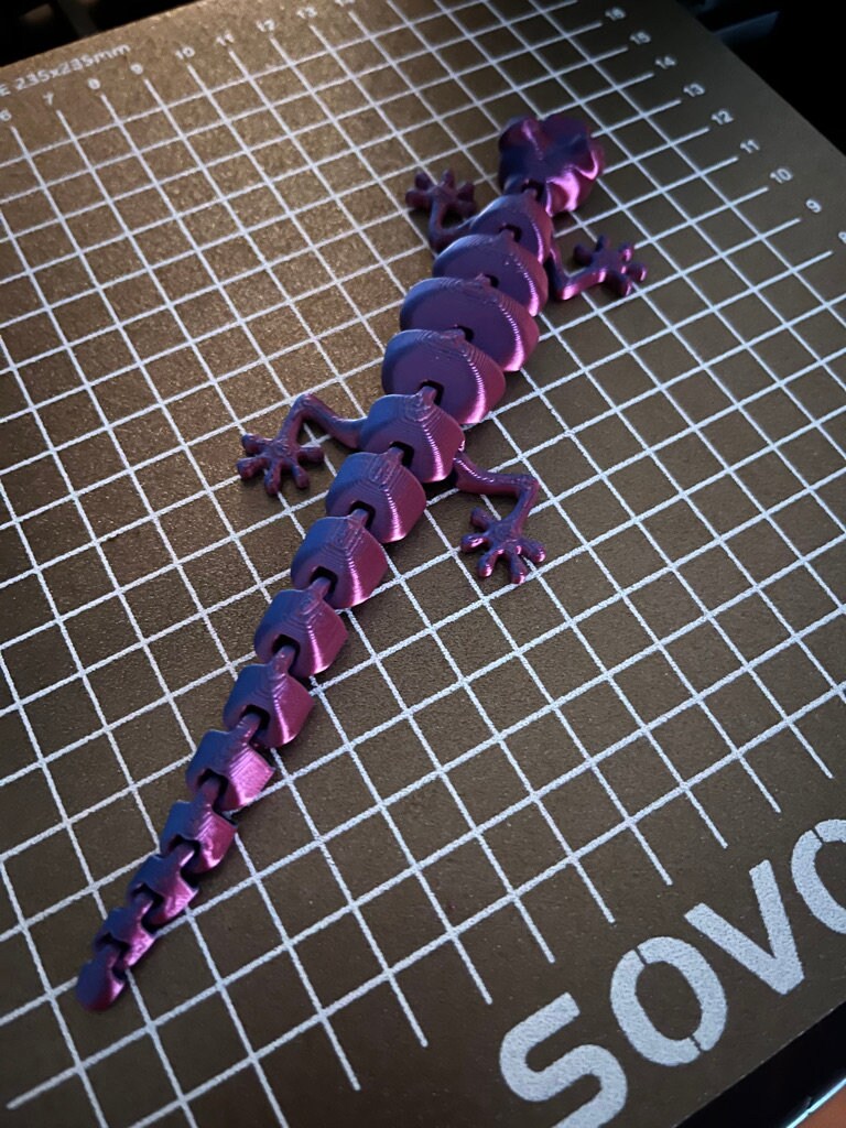 3d Printed Lizard - Etsy