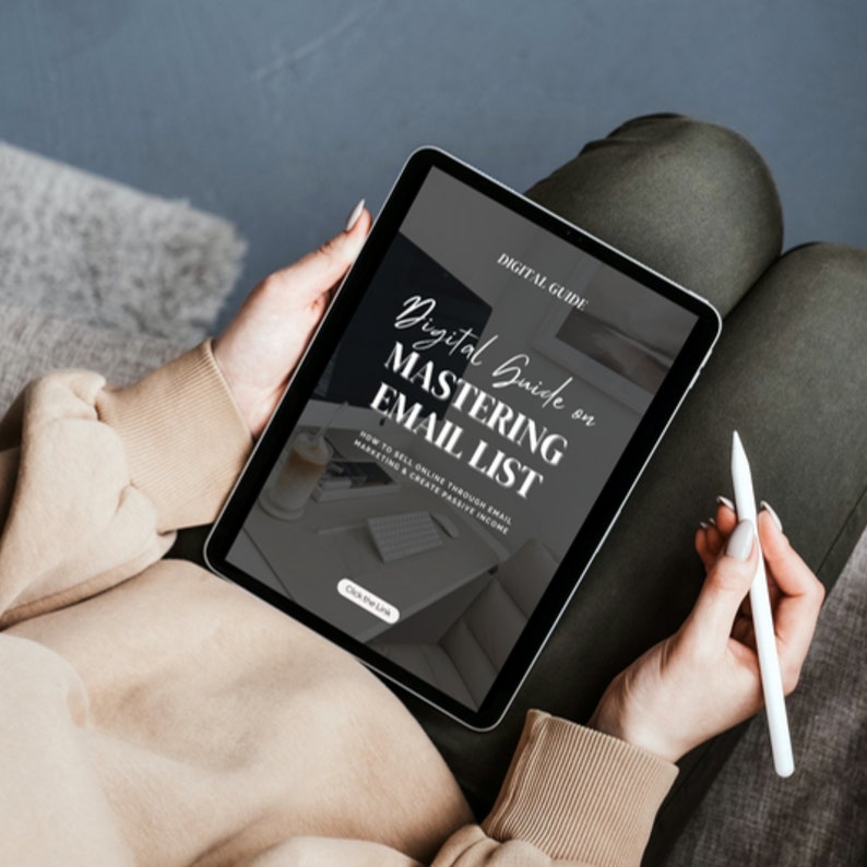 Mastering Email List Digital Marketing Guide MRR PLR Done for You DFY ...