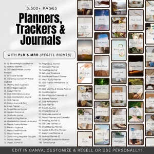 3,500+ Editable Canva Templates With Master Resell Rights | PLR MRR ...