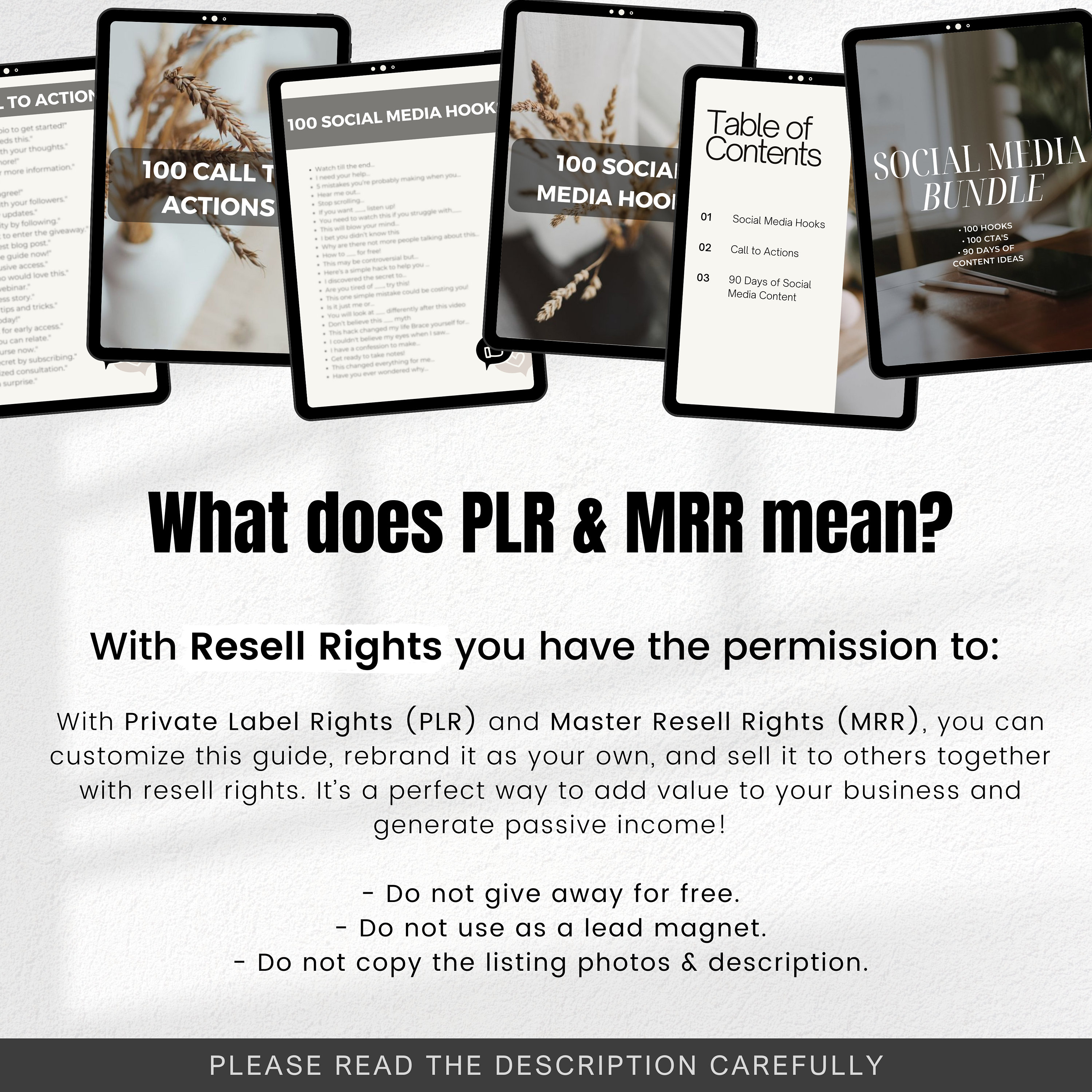 MRR Social Media Guide Bundle | Digital Product Master Resell Rights ...