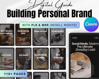 Building Personal Brand mrr plr Guide Done For You | Ultimate Guide Master Resell Rights Private Label Rights, Branding dfy Digital Product