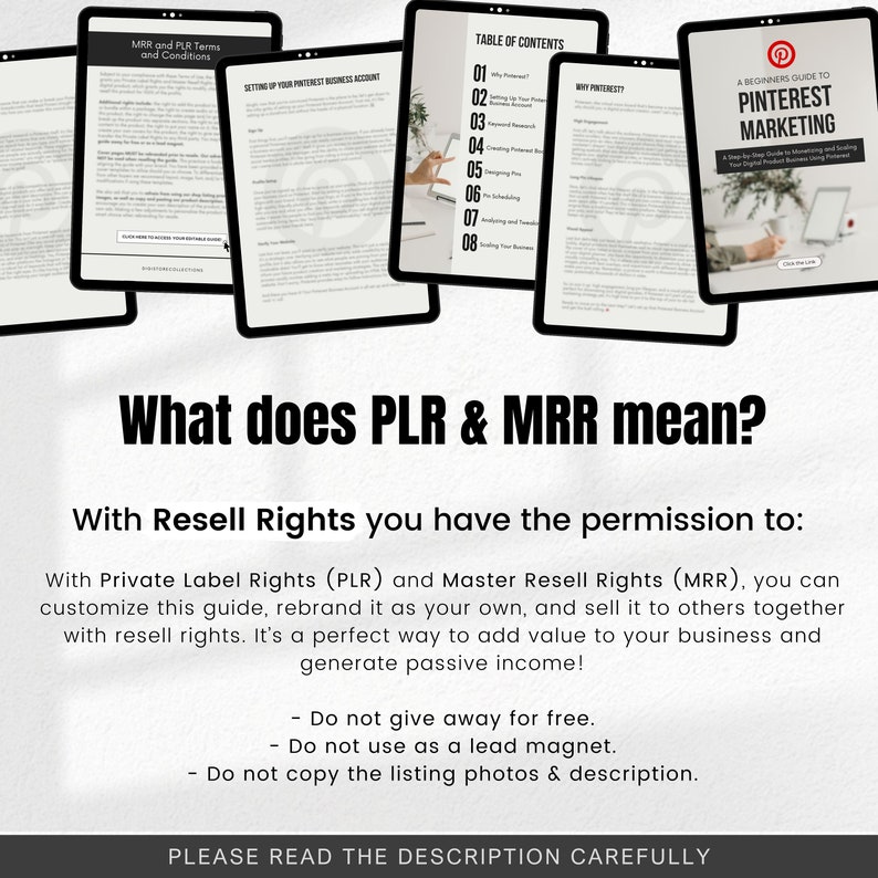 Beginners Guide to Pinterest Marketing MRR PLR | Resell Digital ...