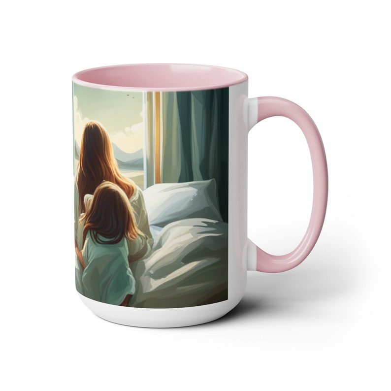 Youre A Mother like No Other & Colored HANDLE MOTHERHOOD MUG, Two Tone Cool Mom Cup for Mothers Day Presents zdjęcie 7