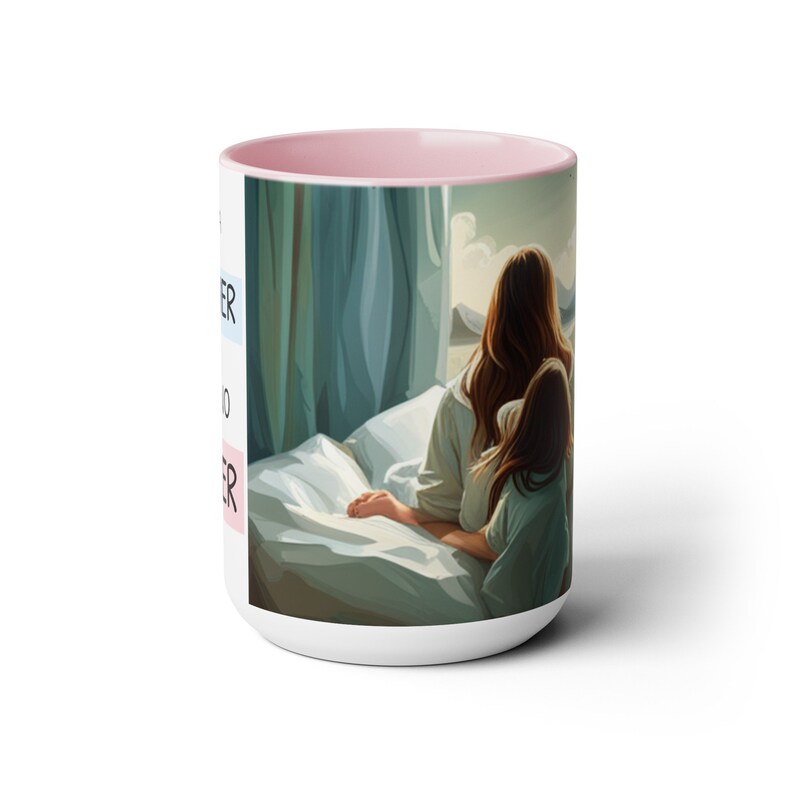 Youre A Mother like No Other & Colored HANDLE MOTHERHOOD MUG, Two Tone Cool Mom Cup for Mothers Day Presents zdjęcie 6