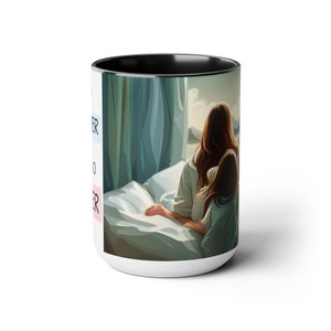 Youre A Mother like No Other & Colored HANDLE MOTHERHOOD MUG, Two Tone Cool Mom Cup for Mothers Day Presents zdjęcie 10
