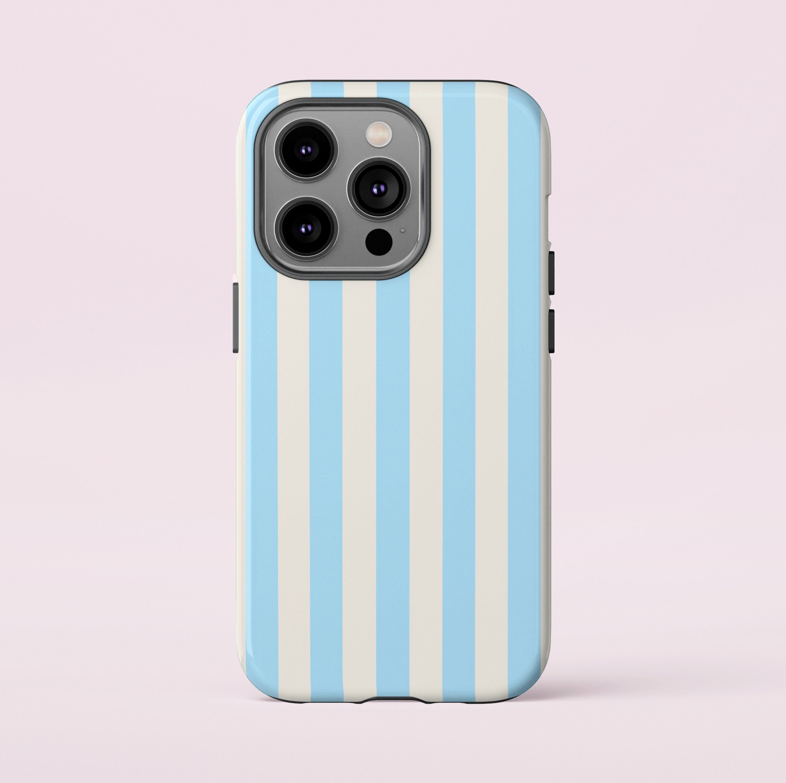 Blue and White Striped Phone Case: Iphone, Galaxy, Dual Layer - Etsy Blue and White Striped Phone Case: Iphone, Galaxy, Dual Layer - Etsy