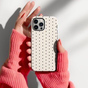 Charming Polka Dot Phone Case for iPhone 15 14 13 12 11 X XR 8pro Max