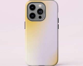 Pastel Gradient Phone Case: Elegant Protective iPhone Samsung Cover