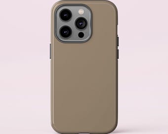 Dark Sand iPhone Case: Dual Layer Polycarbonate TPU - Wireless Charging