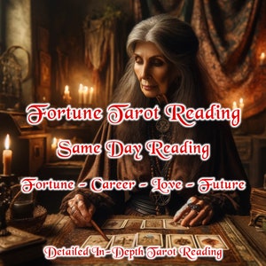 Same Day Fortune Telling Tarot Reading, Unveil Your Future, Love, and Career Insights, Psychic Reading, Detailed Future Insights, In-Depth