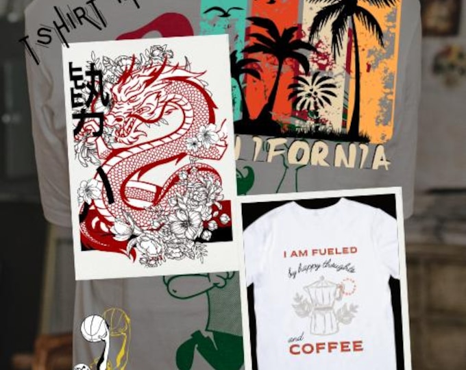 T-Shirt Mockup: Multi-Design