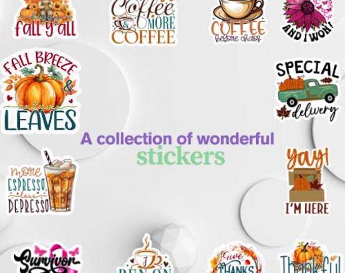A collection of wonderful stickers