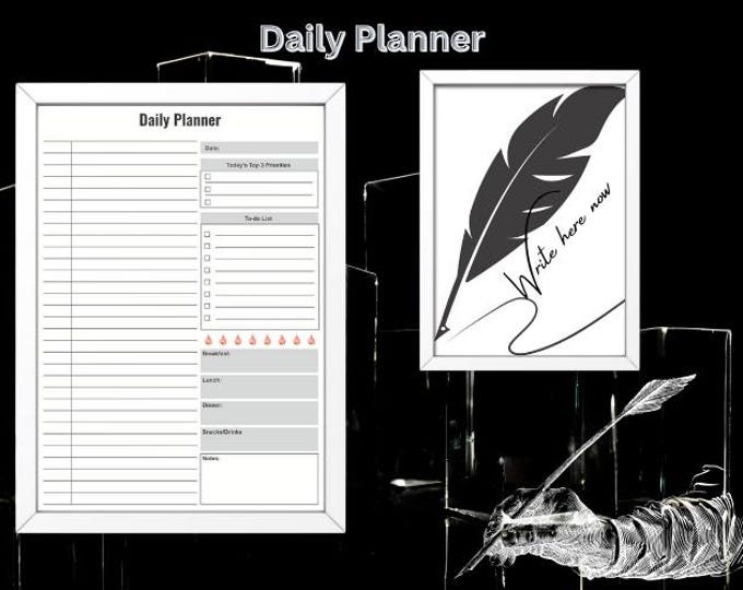 Daily Planner Organizer with To-Do List & Goal Tracker