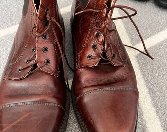 Baxter brown leather boots