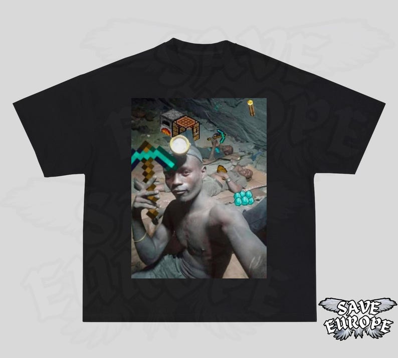 Funny Minecraft T-shirt, Minecraft Miner Meme T-shirt, Funny Real Life ...