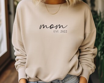 Moeder Est. Sweatshirt 2022 - moederschap - moeder - moeder - kinderen - minimalistisch - trui