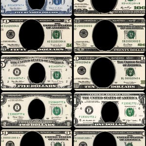 13 redigerbara dollarsedlmallar för fri användning, enkla och smidiga, högkvalitativa transparenta PNG-dollarsedlmallar