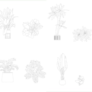 2D-ANLAGENMODELLE für AutoCad, ArchiCAD, Architektur- und Designzeichnungen