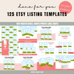 Etsy Listing Mockup Bundle, Canva Mockups for Etsy Listings | Digital Product Display, Lifestyle Product Mockups, Flat Lay Photo Bundle