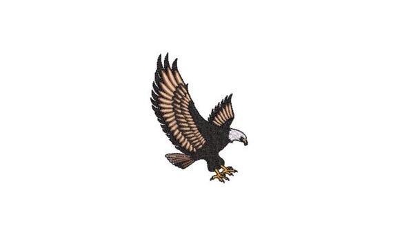 Eagle  - Machine Embroidery File design - 4x4 inch hoop - Cap design - patch design
