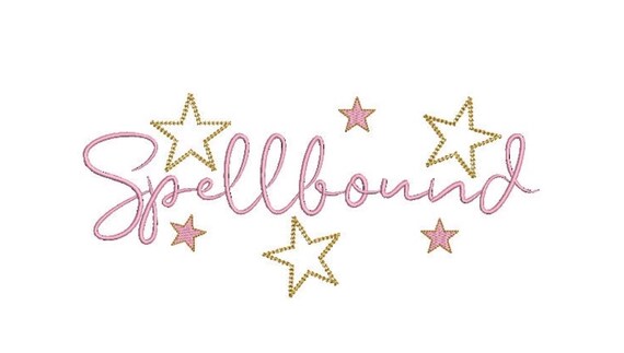 SPELLBOUND Machine Embroidery File design - 18x 30cm  - 7x12 inch hoop - Spell Chainstitch Embroidery Design